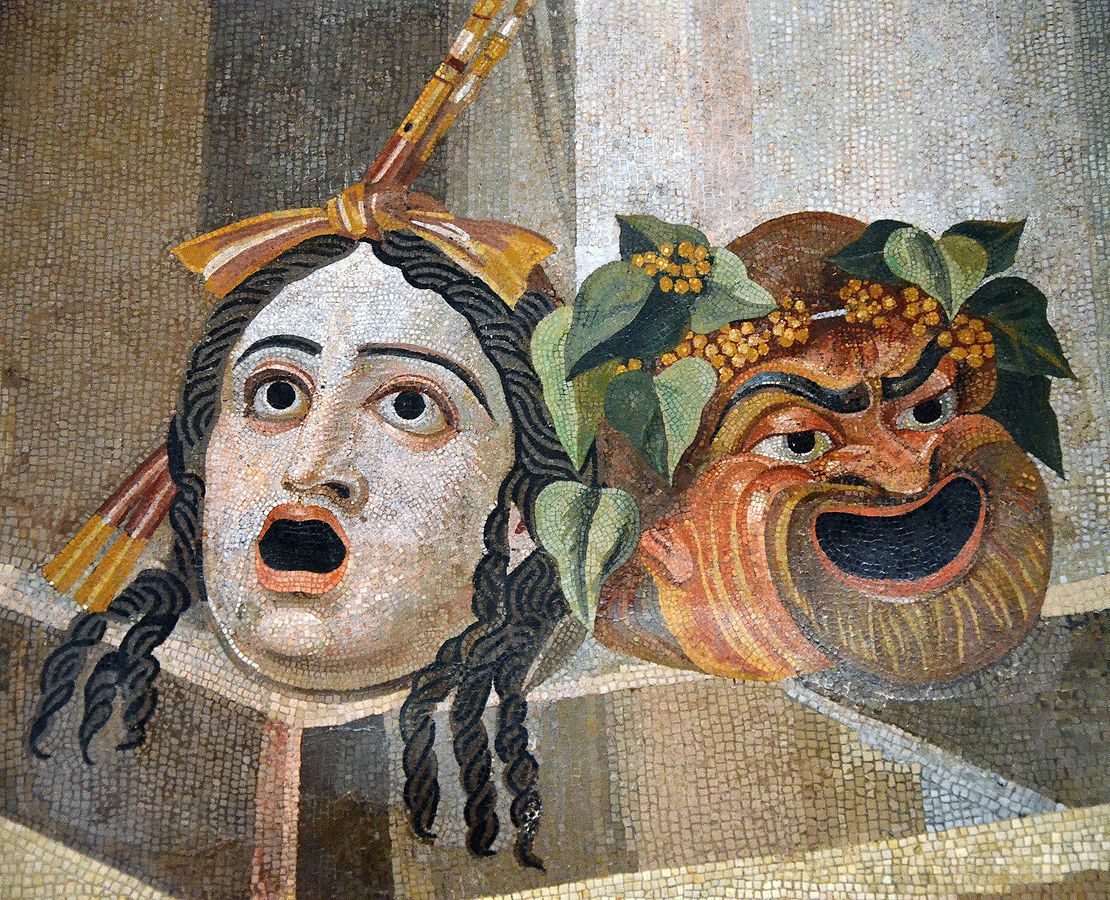 Römische Theatermasken