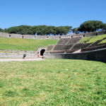 Noch ein Kampfplatz - Amphitheater in Pompeji